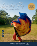 Refiner’s Fire Silk Worship Flags – Hand-Painted Double Layer Worship Flag Set | Ready To Ship